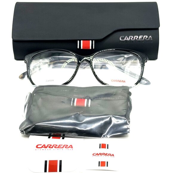 NEW CARRERA CA 6648 3L3 Black Grey Women's Eyeglasses 51mm 15 140 - Picture 8 of 8